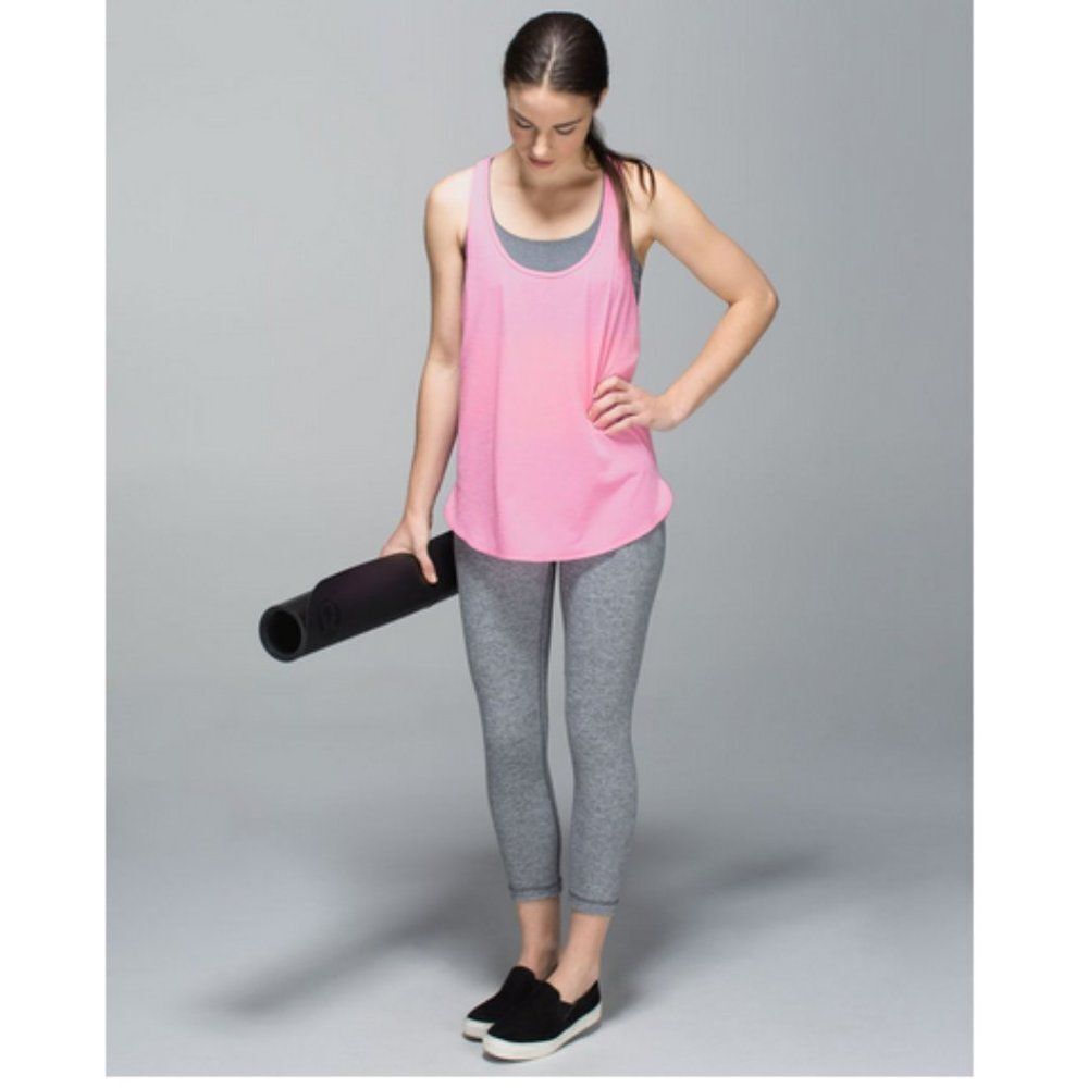 Lululemon 105 F Singlet - Heathered Vintage Pink